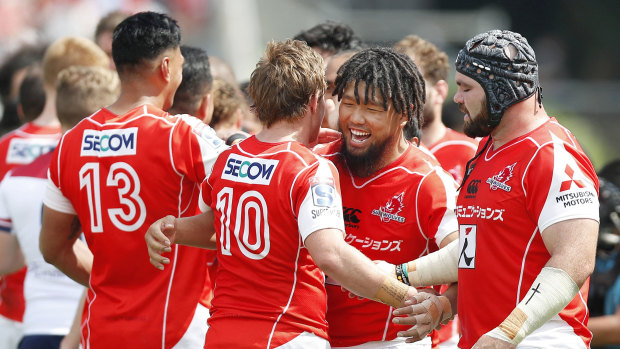 On a roll: The Sunwolves recorded their second straight win on Saturday.