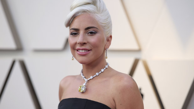 Singer Lady Gaga at the 2019 Oscars.