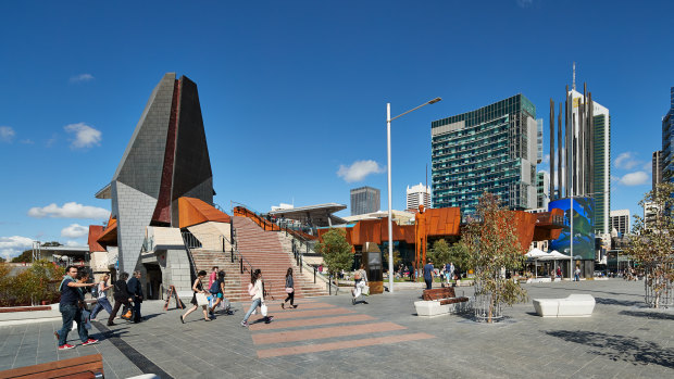 Yagan Square connects the CBD with Northbridge but 14 food outlets inside its 'Market Hall' are struggling to be seen.