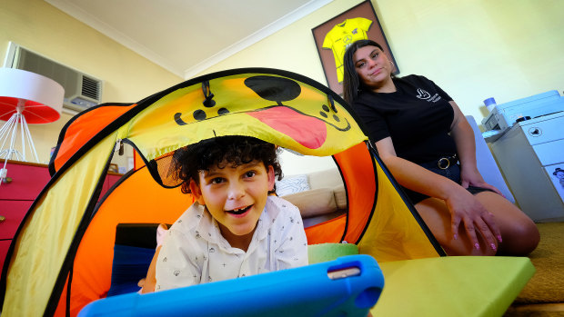 Raquel Pantelic moved from Colac to Melbourne so that her child, Zveki, who is deaf, would get the best education.