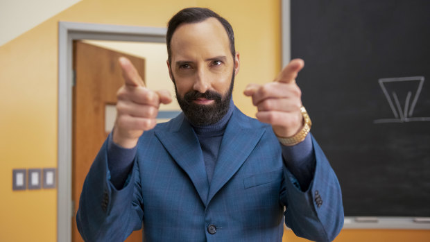 Tony Hale as Mr Curtain in The Mysterious Benedict Society.