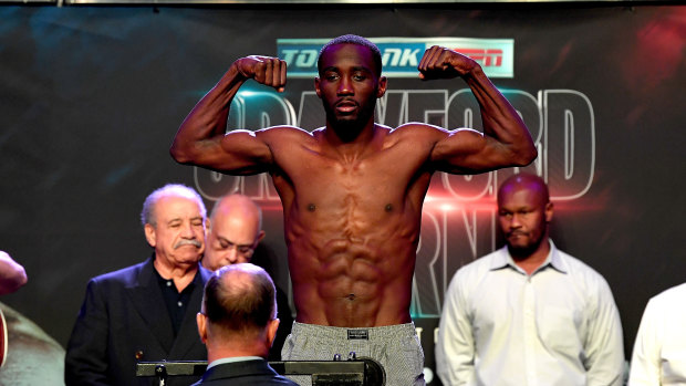 Favourite: Crawford, unbeaten in 32 fights, is fiercely confident.