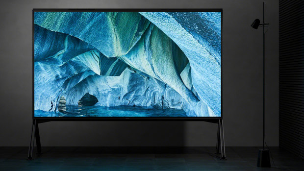 Sony unveiled only one 8K TV; an 85-inch LCD.