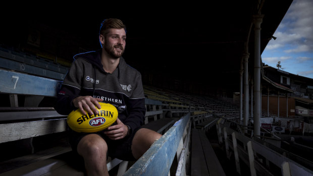 Former Swans premiership player Alex Johnson now has a dual role with the Northern Blues.