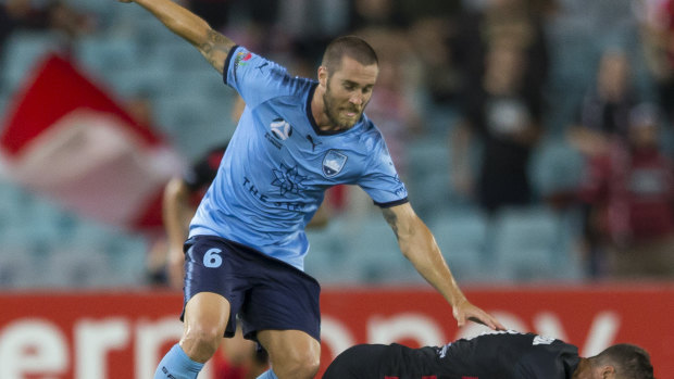 Back in action: Sydney FC's Josh Brillante is set to return after his Pohang transfer collapsed.