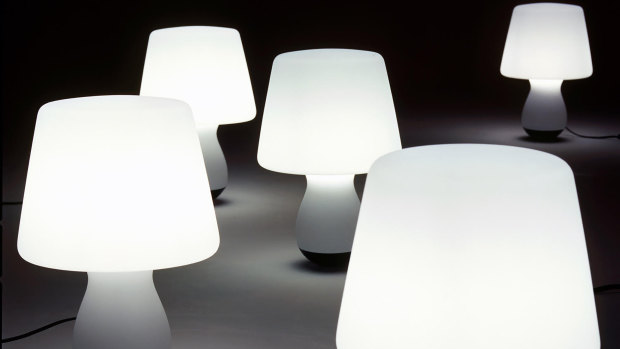 Nick Rennie’s Mushroom lamp was picked up by a French manufacturer Ligne Roset