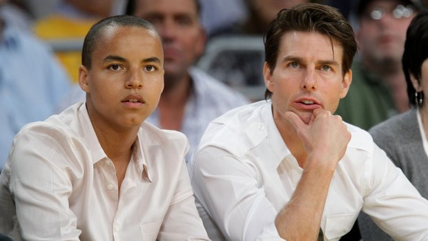 Connor and Tom Cruise in 2009.