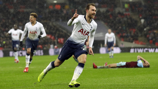 Impact: Substitute Christian Eriksen made the decisive late blow for Spurs.