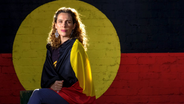 Gunditjmara Woman Laura Thompson, the managing director of Spark Health Australia and Clothing The Gap.
