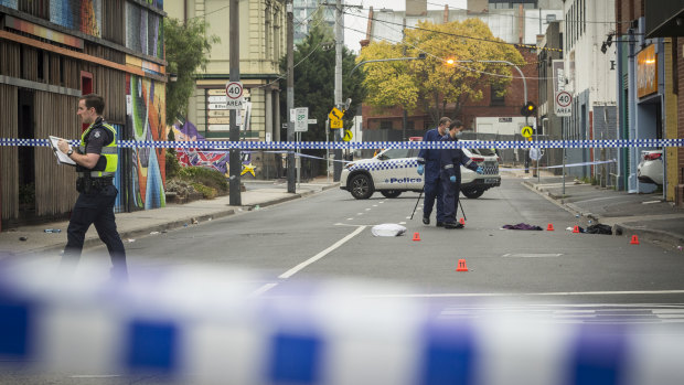 Police are the scene of a nightclub shooting in Prahran.