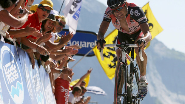 Cadel Evans in the Tour de France