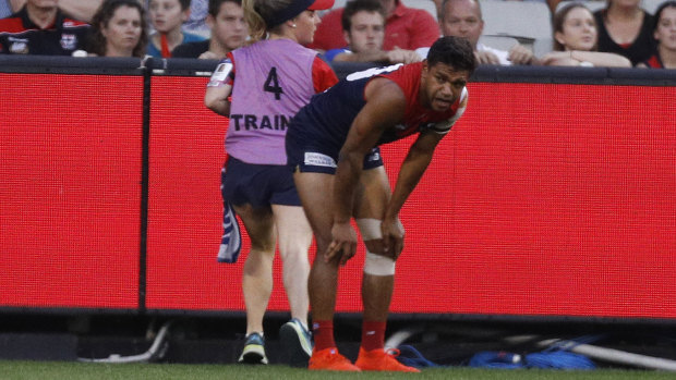 Neville Jetta played out the game on Saturday despite the injury, which will require surgery.