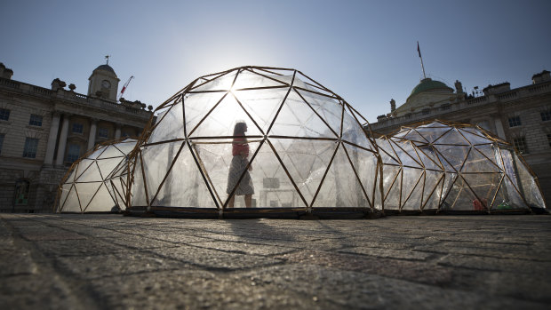 Michael Pinsky's Pollution Pods in London last year.