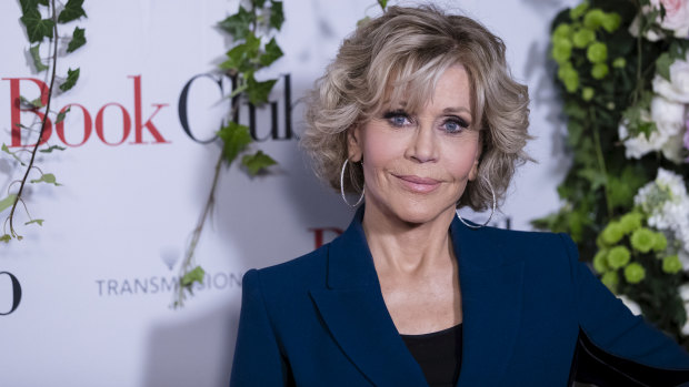 Cecil B. DeMille Award recipient, actress Jane Fonda.