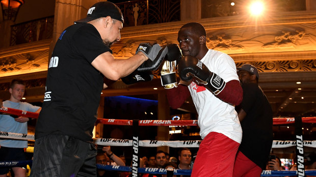 Terence Crawford expects his opponent's corner to throw in the towel.