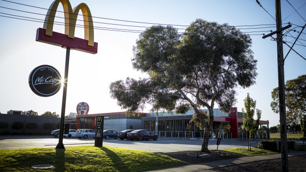 The Craigieburn McDonald's is being deep cleaned.