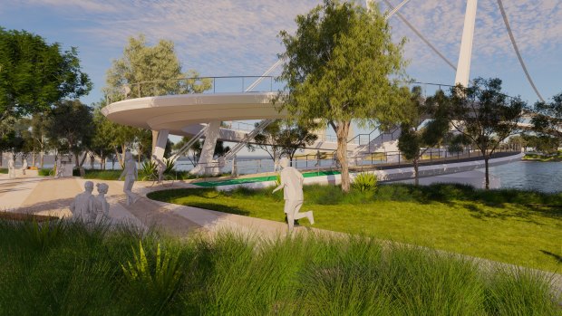 A St Lucia-to-West End bridge proposal  from Brisbane City Council.