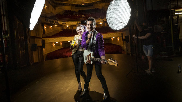 John-Luis "Johnny Rock" Moretti and Violet "Fresh Violet" Anderson will audition for The Wedding Singer.