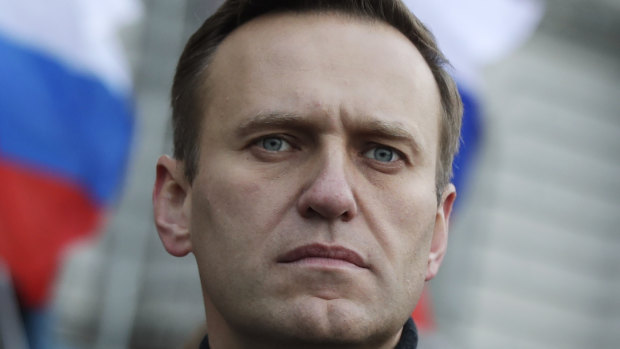 Russian opposition activist Alexei Navalny was admitted to hospital after a suspected poisoning, according to his spokeswoman.