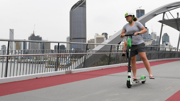 Superintendent David Johnson said police were supportive of the Lime scooter trial. 