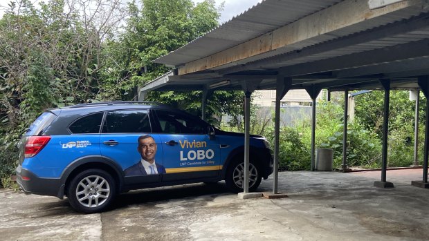 Federal police are investigating allegations Mr Lobo listed this Everton Hills home as his correct residential address but he had not been living at.