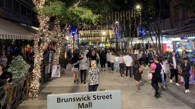 Fortitude Valley's Brunswick Street Mall could be the epicentre of legal weed.