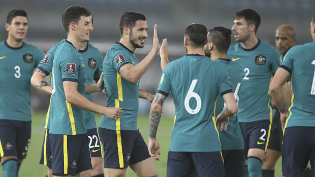 The Socceroos were dominant in all aspects of the match.