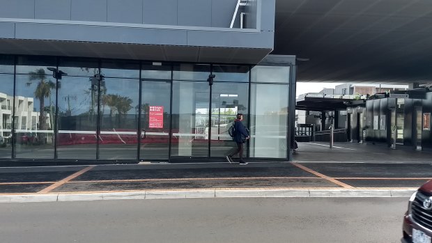 Retail space at Mckinnon station lies vacant since the new station opened in 2016.