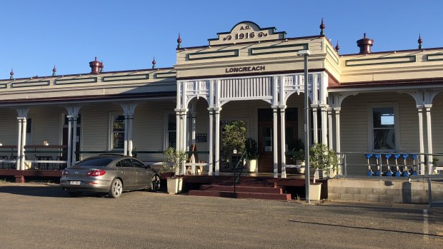 Time stands still at the Historic Railway Cafe in Longreach.