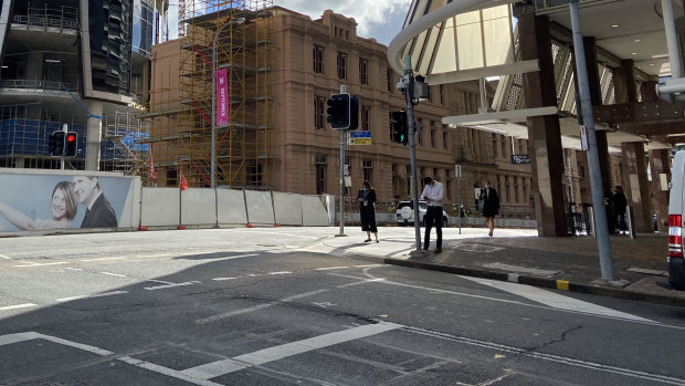 Brisbane’s George Street, which was once one of Brisbane’s busiest pedestrian zones.