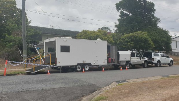 Police officers and specialist search teams swarmed the Inala family home on Thursday.