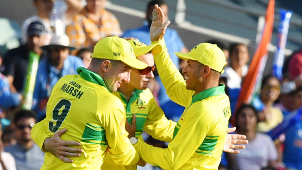 Australia's middle order batsmen (L to R): Shaun Marsh, Peter Handscomb and Usman Khawaja.