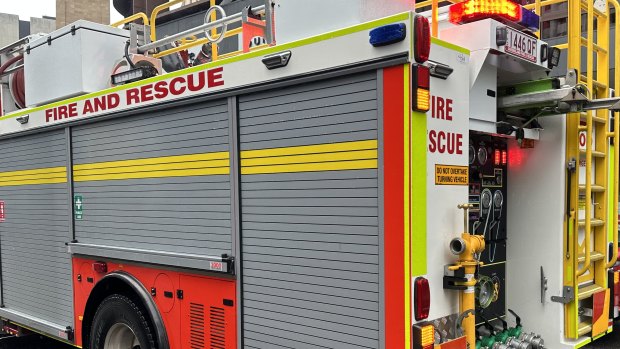 Numerous fire crews were on hand to prevent the blaze spreading to neighbouring homes. 