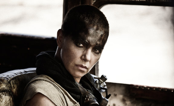 Charlize Theron in Mad Max: Fury Road. 