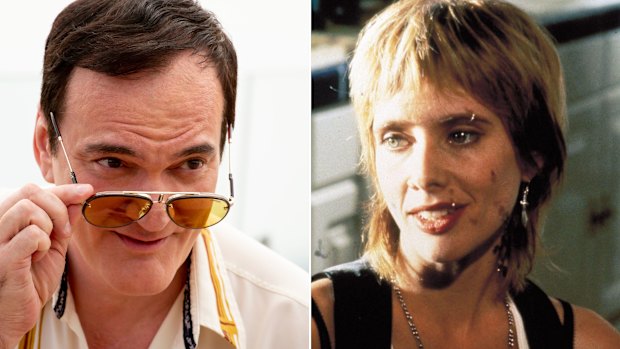 Quentin Tarantino and Rosanna Arquette, who appeared in his 1994 classic Pulp Fiction. 