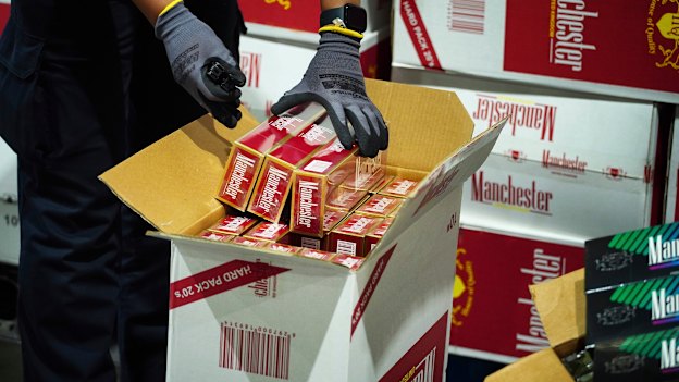Illegally imported Manchester tobacco.
