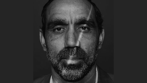 Bravest … Swans star Adam Goodes. 