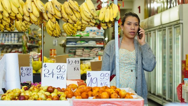 A Vietnamese fruit and vegetable market in St Albans.