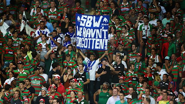 Canterbury fans with long memories attended Sonny Bill Williams’ first game back in rugby league for the Roosters against South Sydney in 2013.