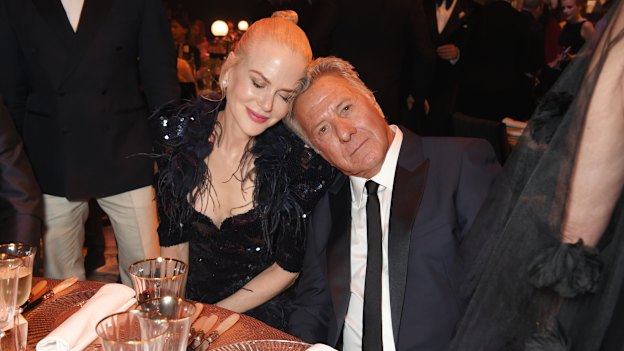 Nicole Kidman and Dustin Hoffman, 2017.
