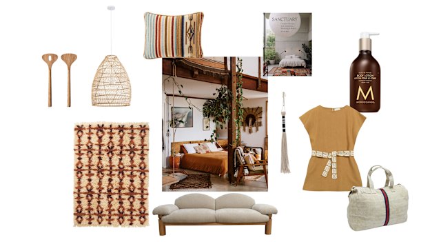 Centre photograph by Maggie Dylan from Sanctuary (Hardie Grant) by In Bed.