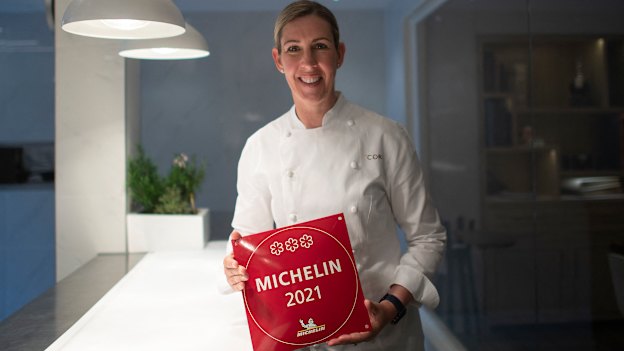 Smyth was awarded three Michelin stars for her London restaurant last year.