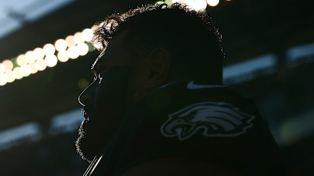 Philadelphia Eagles offensive lineman Jordan Mailata.