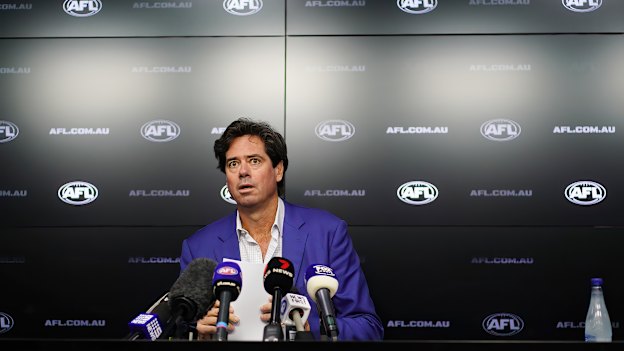 AFL CEO Gillon McLachlan in May 2023.