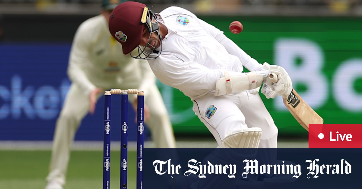 Australia v West Indies first test day three LIVE updates: Results, scores, wickets, odds, how to watch - Vimarsana News