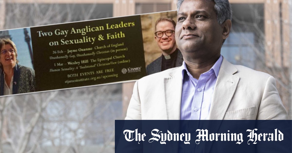 Anglican archbishop apologises for promoting gay rights campaigner in newspaper ad - Vimarsana News