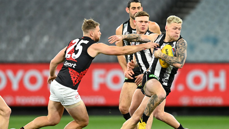 Afl 2020 As It Happened Essendon Trounce The Pies With Pressure Good Kicking