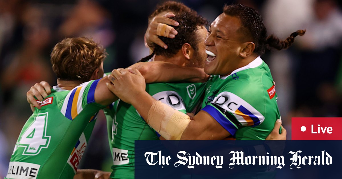 NRL 2025:Canberra Raiders v Cronulla Sharks, team lists, how to watch