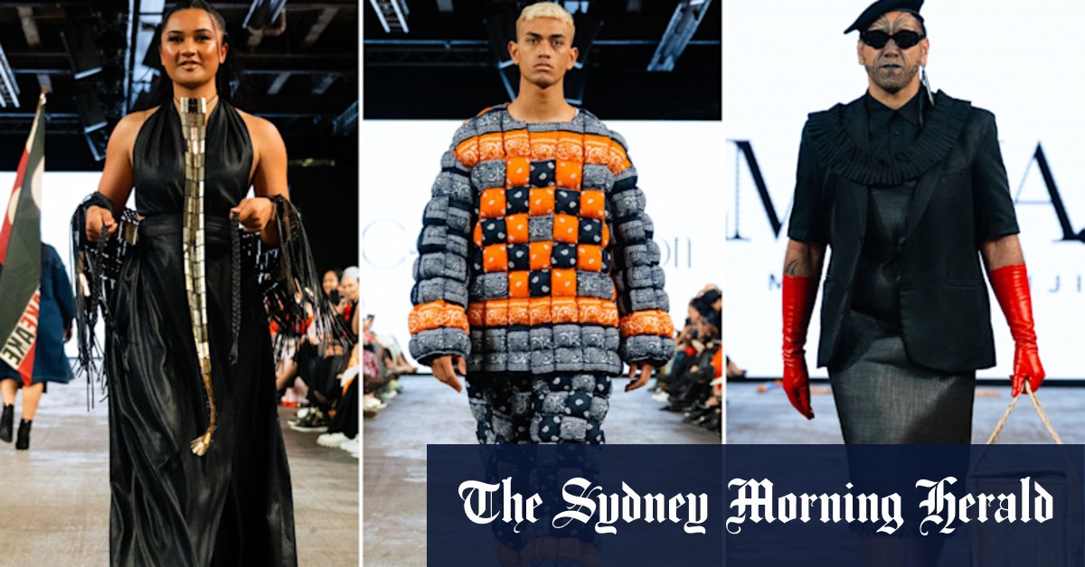Protest, piupiu and politicians: Maori fashion designers bring the joy