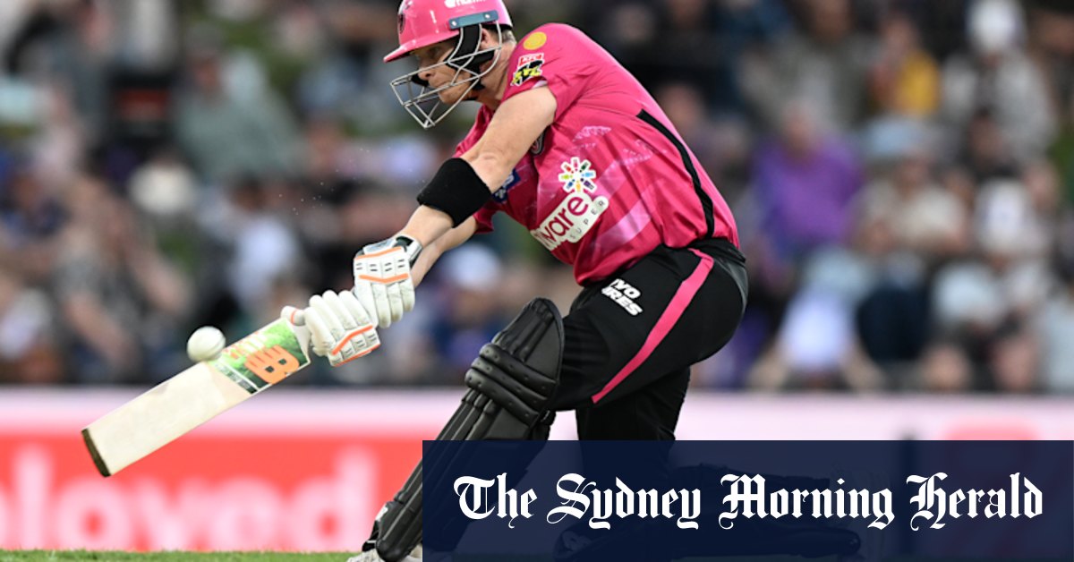 Big Bash: Sydney Sixers Steve Smith on another level - Vimarsana News